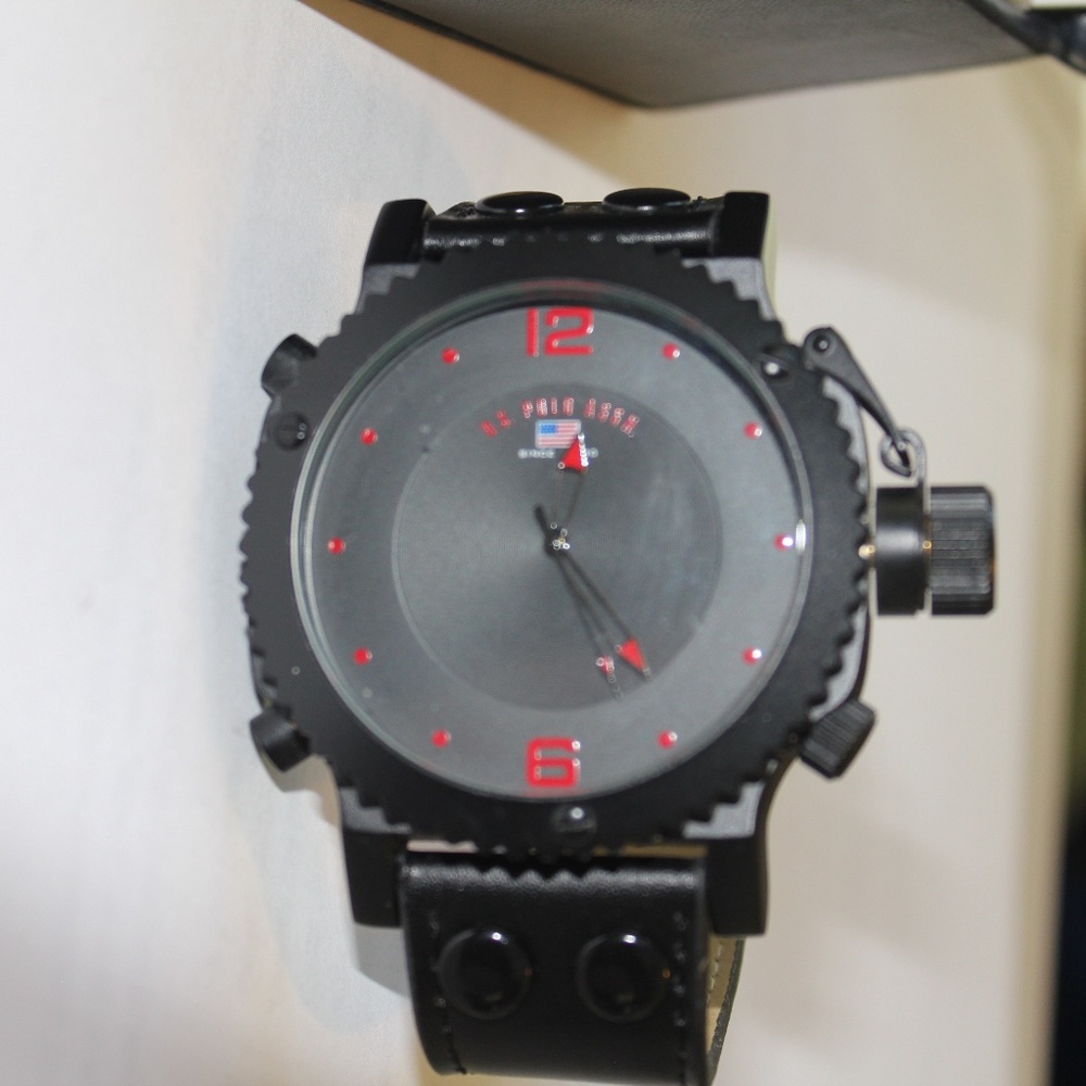 Never Worn, Polo Watch, Black